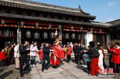 古宅中“入戏” 浙江东阳卢宅沉浸式演出受游客欢迎