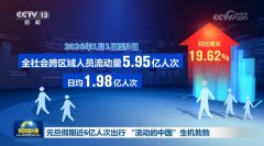 元旦假期近6亿人次出行 “流动的中国”生机勃勃